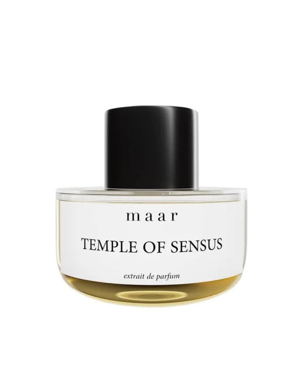 bold temple of sensus perfume bottle with rich cardamom and leather scent