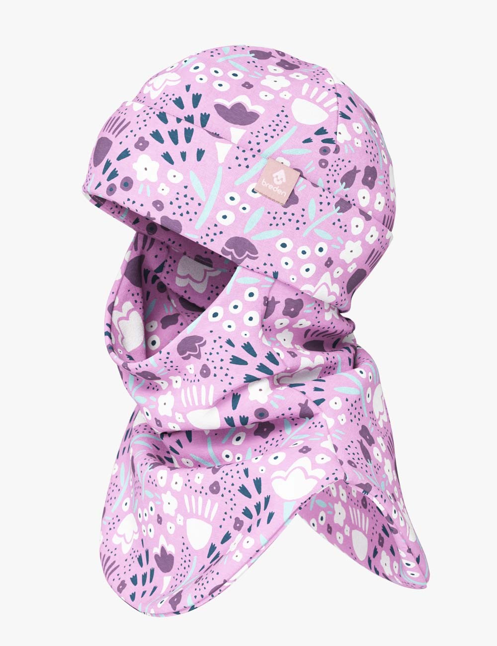 Spring-Fall Kids Balaclava BREDEN - Spring Flower