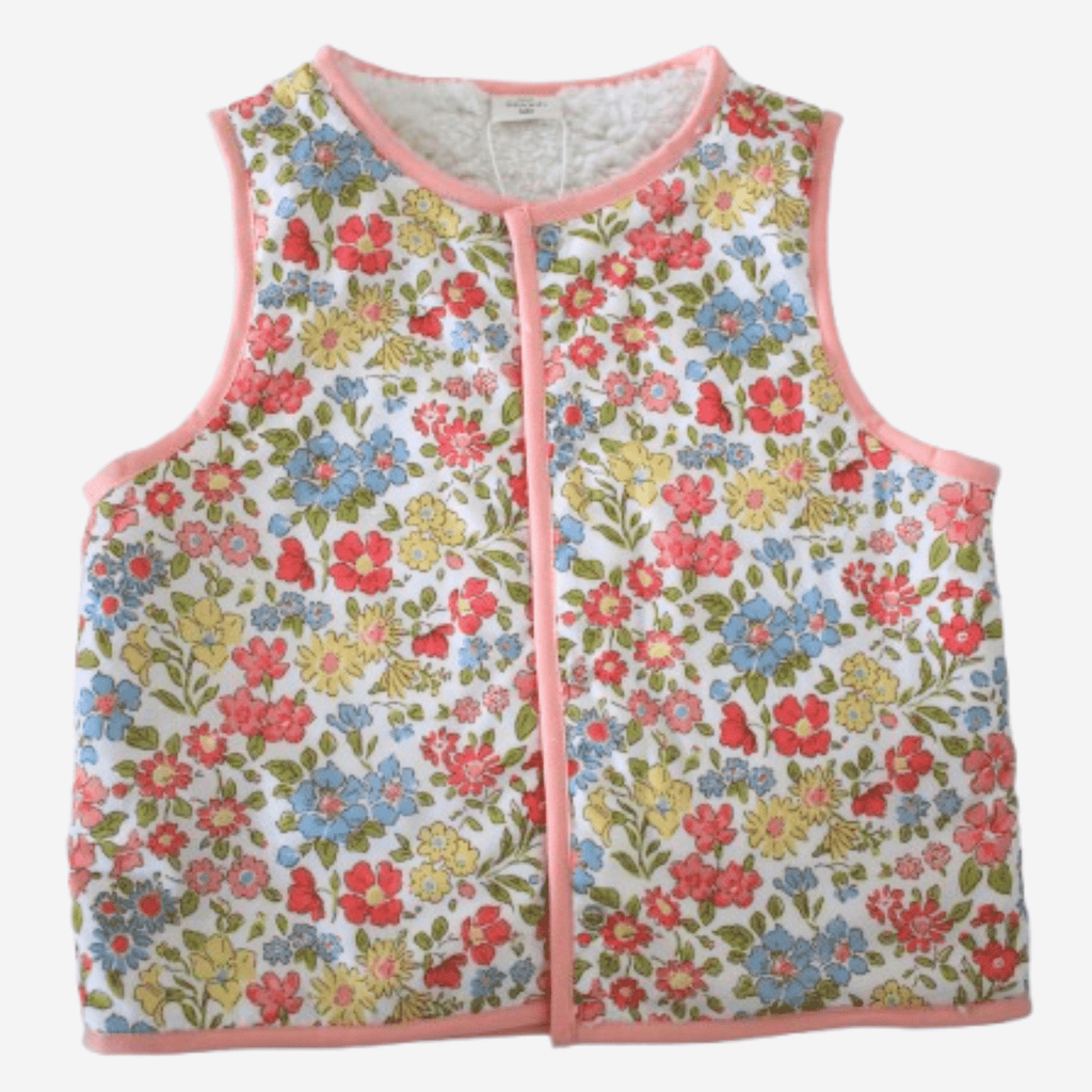 Kids Spring Floral Vest