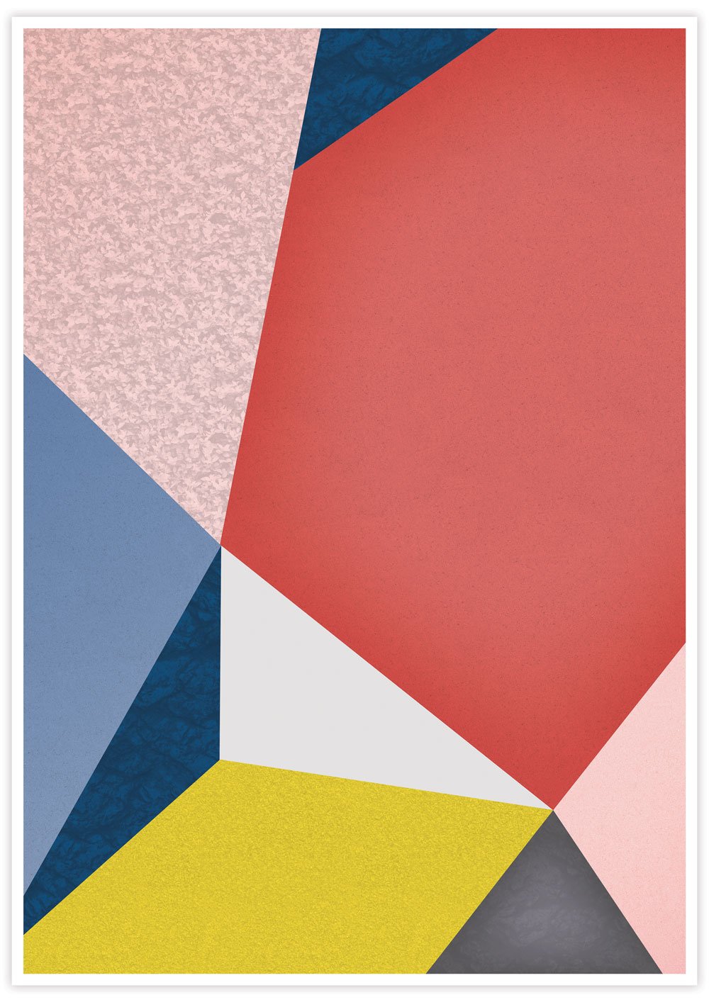 Spring Geometric Art Print