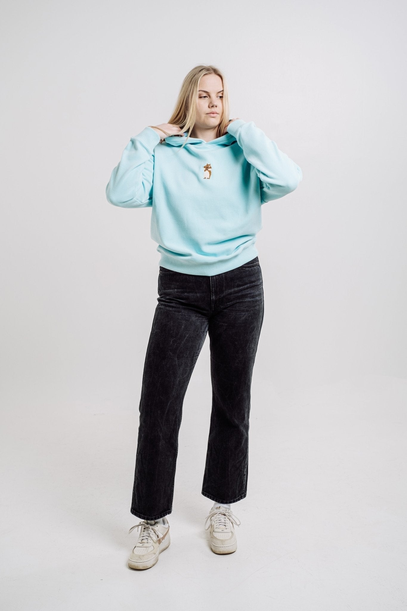 Super Soft Embroidered Hoodie – Unisex & Eco-Friendly Comfort by Sossu at www.brixbailey.com
