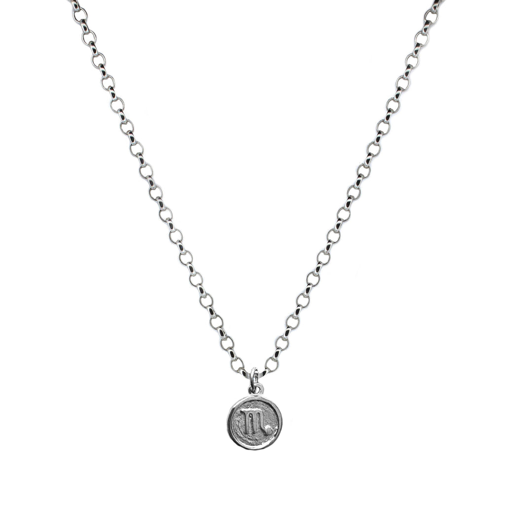 Baby Star Sign Necklace in Sterling Silver