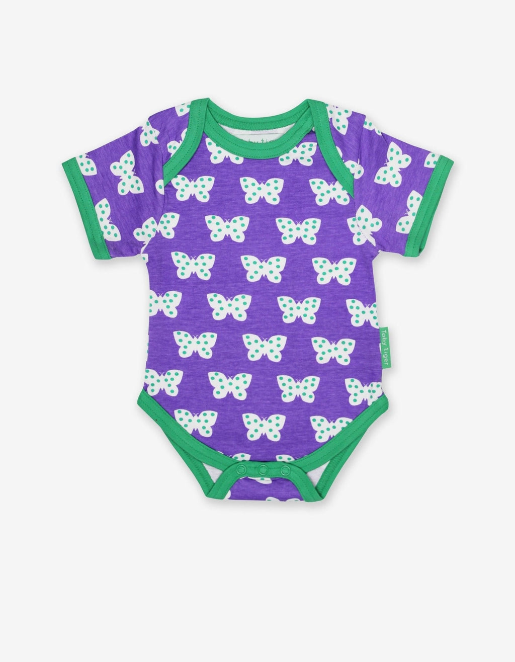 Organic Butterfly Print 2 Pack Bodysuit