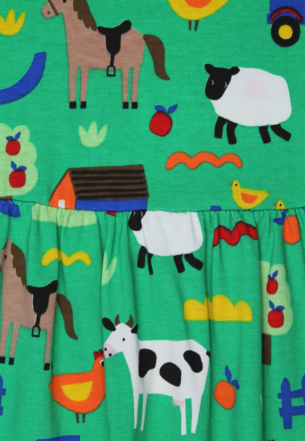 Organic Hillside Print Summer Dress