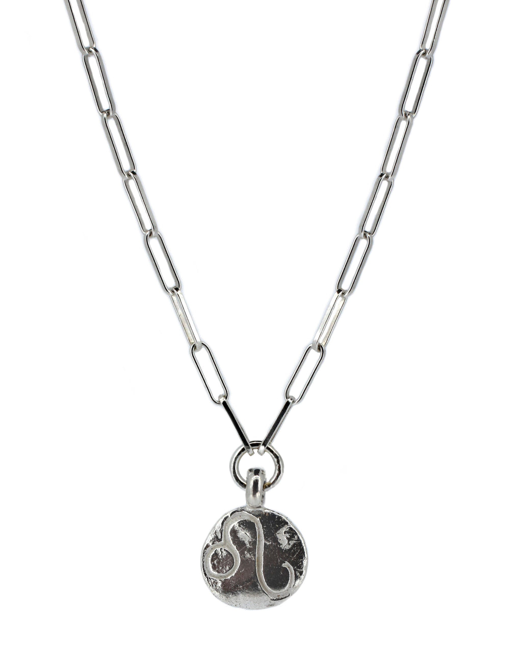 Star Sign Trace Chain Necklace in Sterling Silver