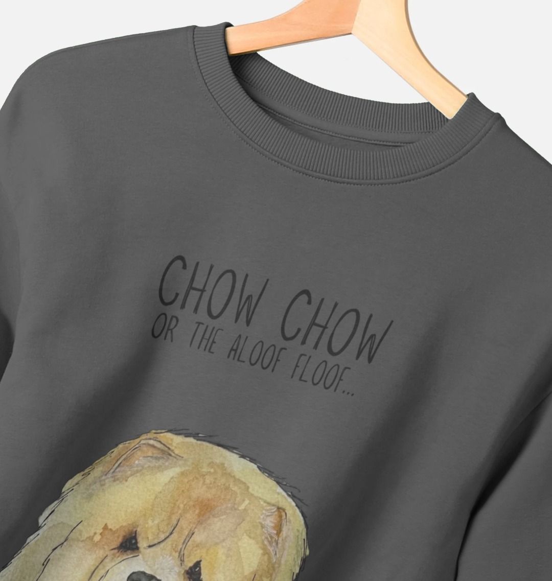 Big Chow Energy Oversized Sweatshirt in Fawn