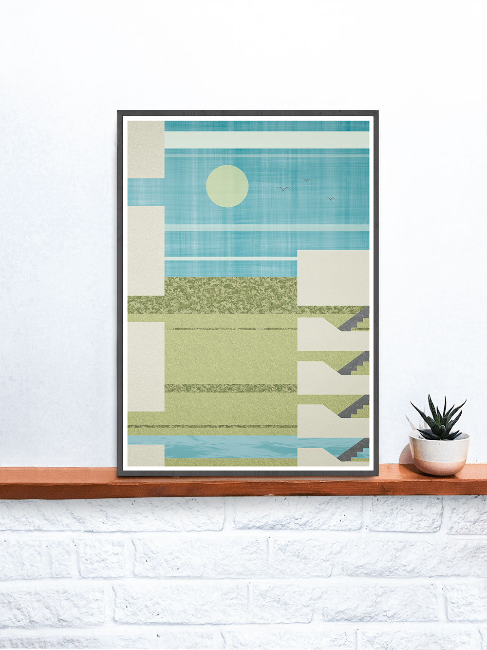 Stairway to Heaven Hotel Illustration Print