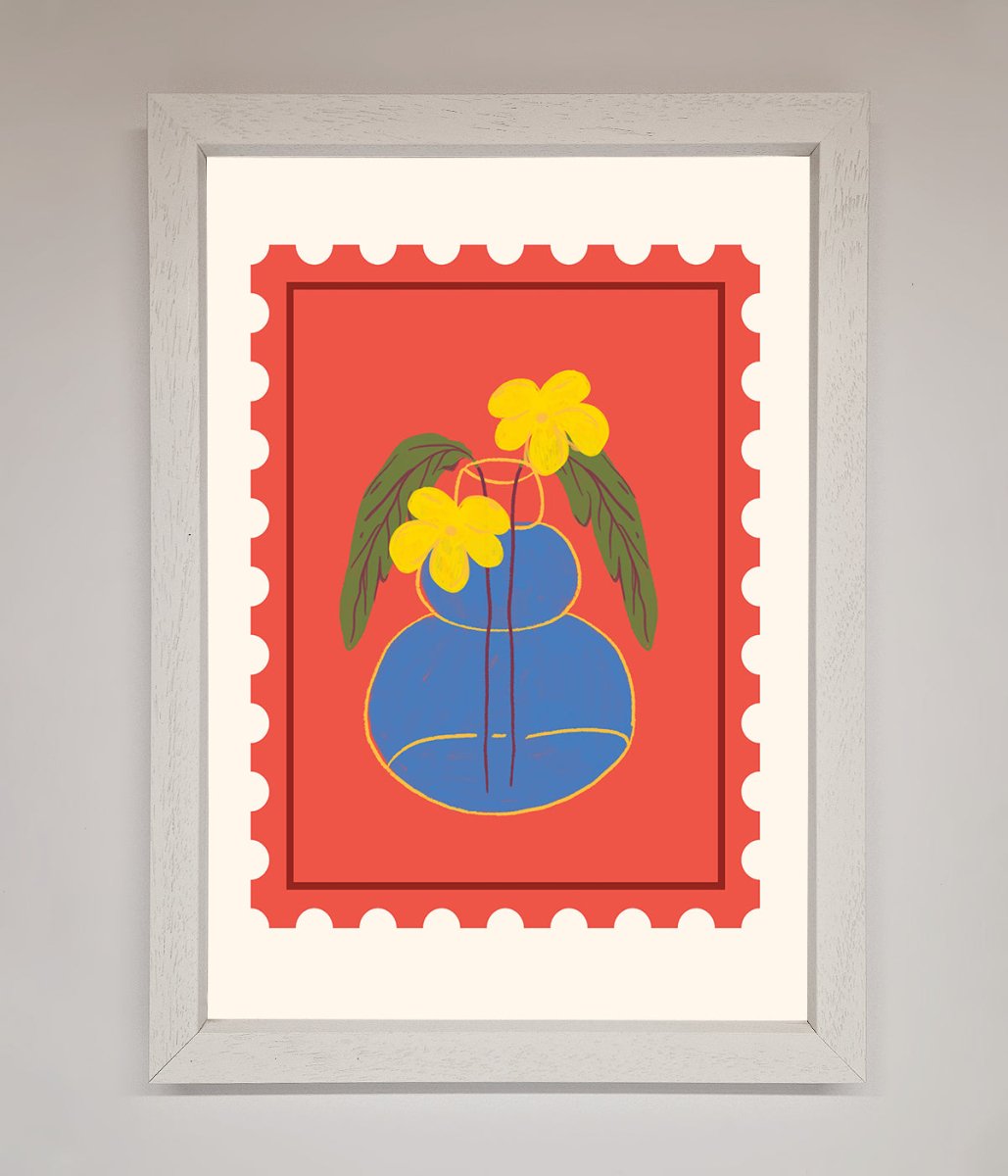 Stamp Plant Framed Wall Art