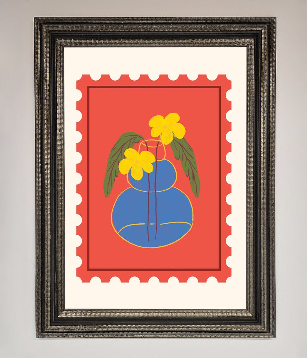 Stamp Plant Framed Wall Art