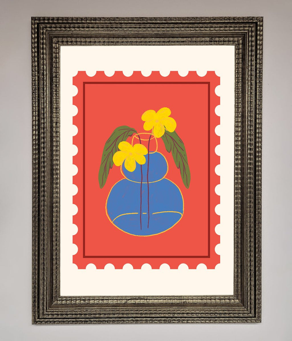Stamp Plant Framed Wall Art