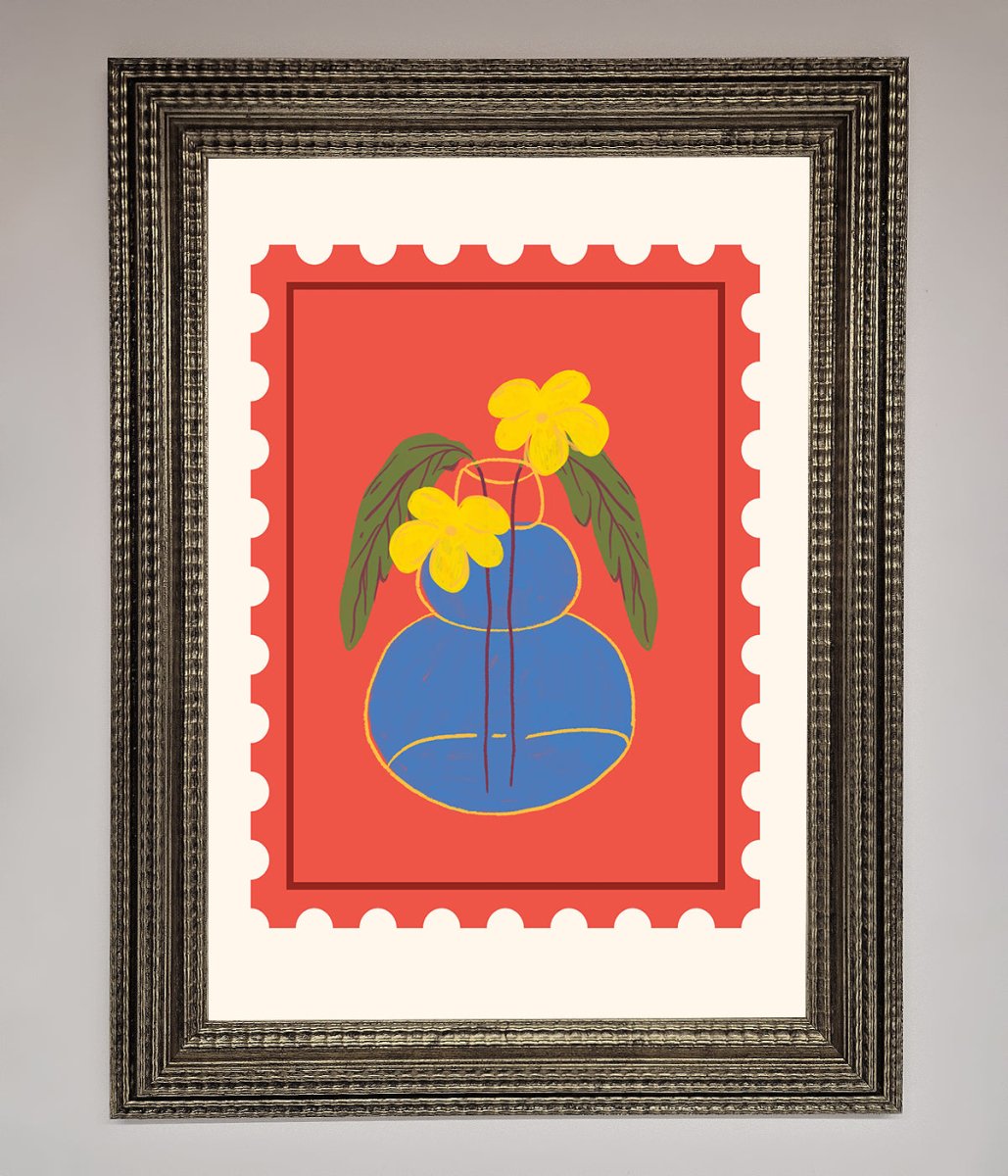 Stamp Plant Framed Wall Art