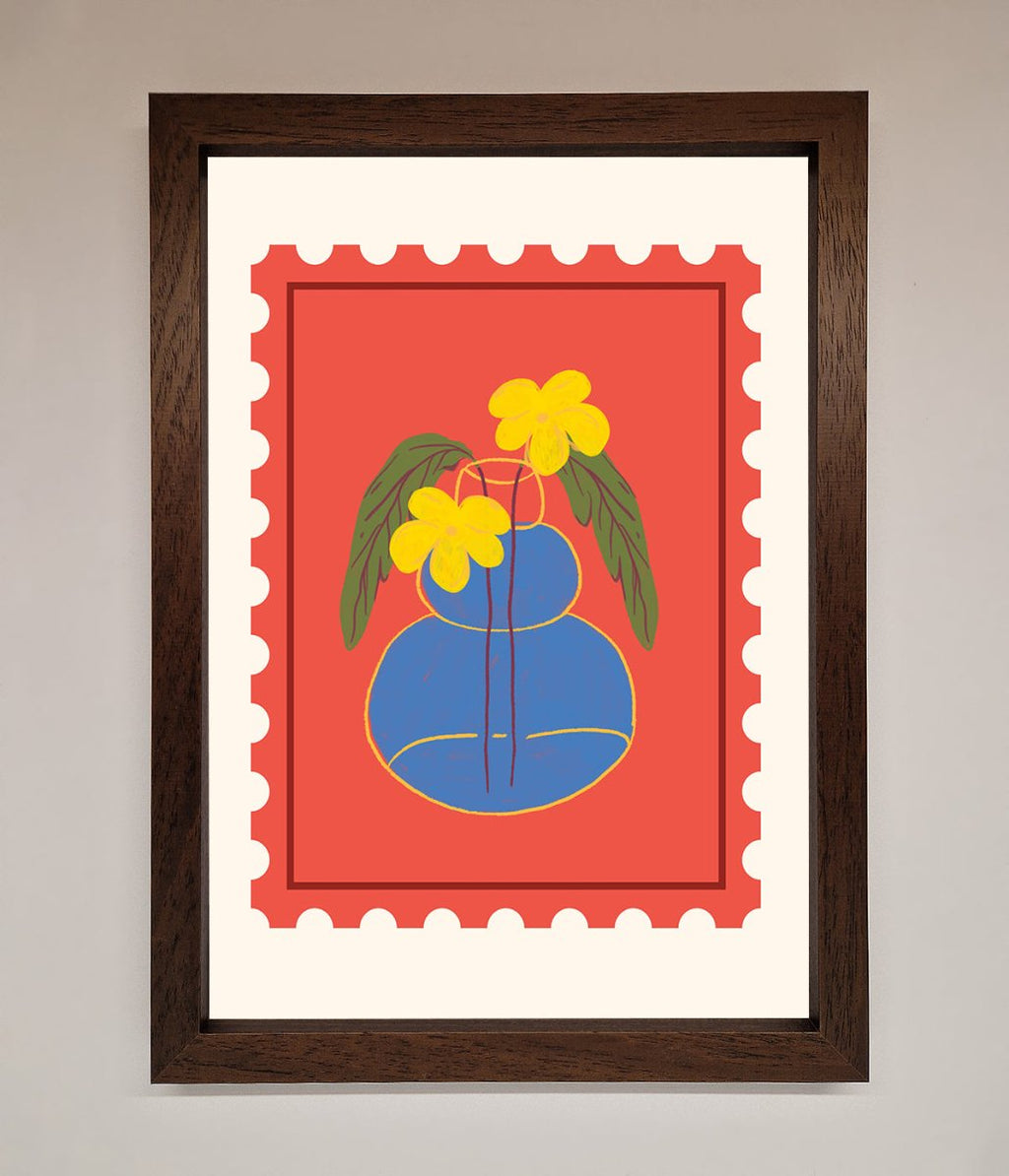 Stamp Plant Framed Wall Art