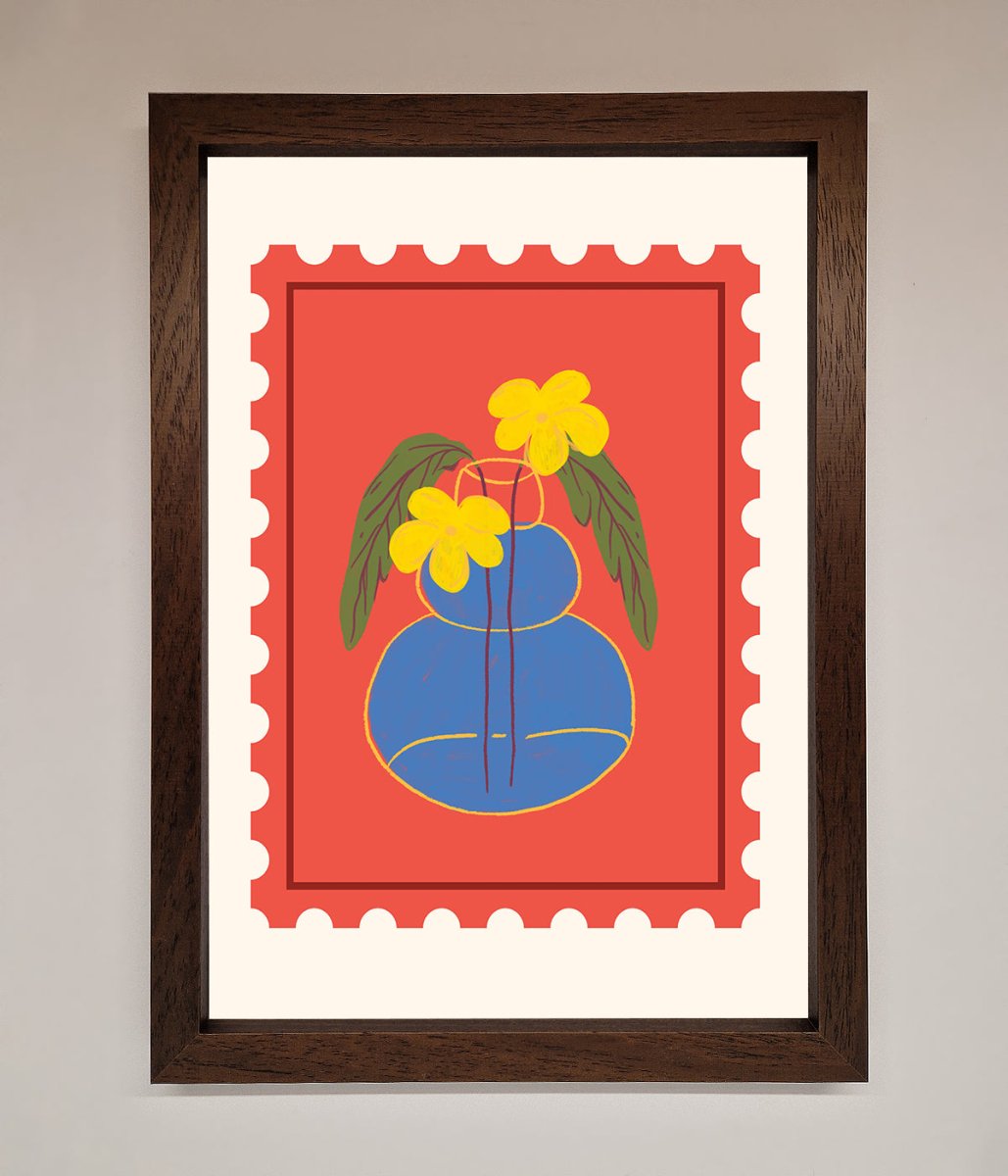 Stamp Plant Framed Wall Art