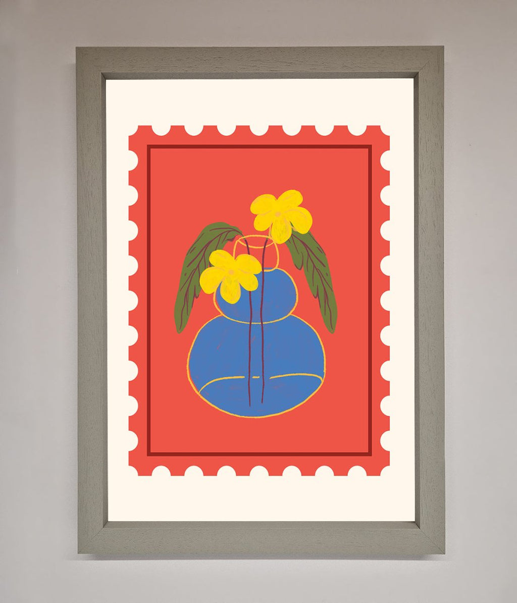 Stamp Plant Framed Wall Art