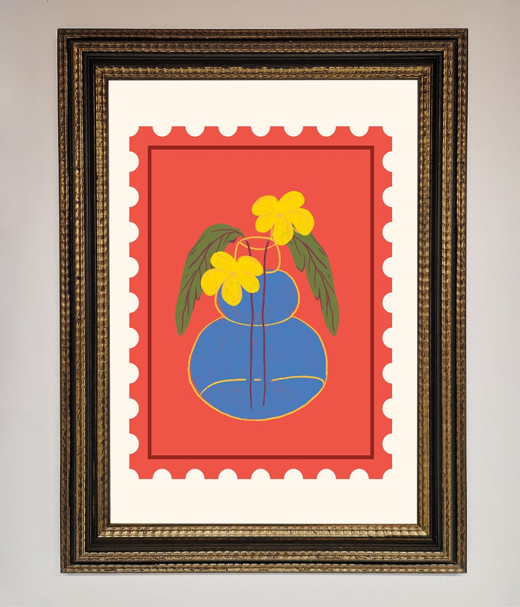 Stamp Plant Framed Wall Art