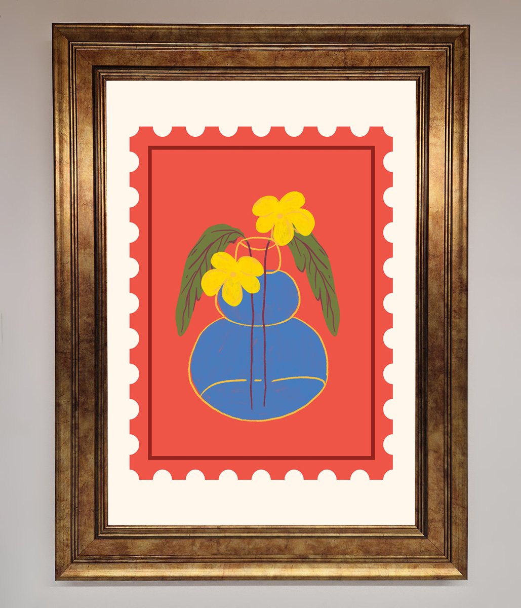 Stamp Plant Framed Wall Art