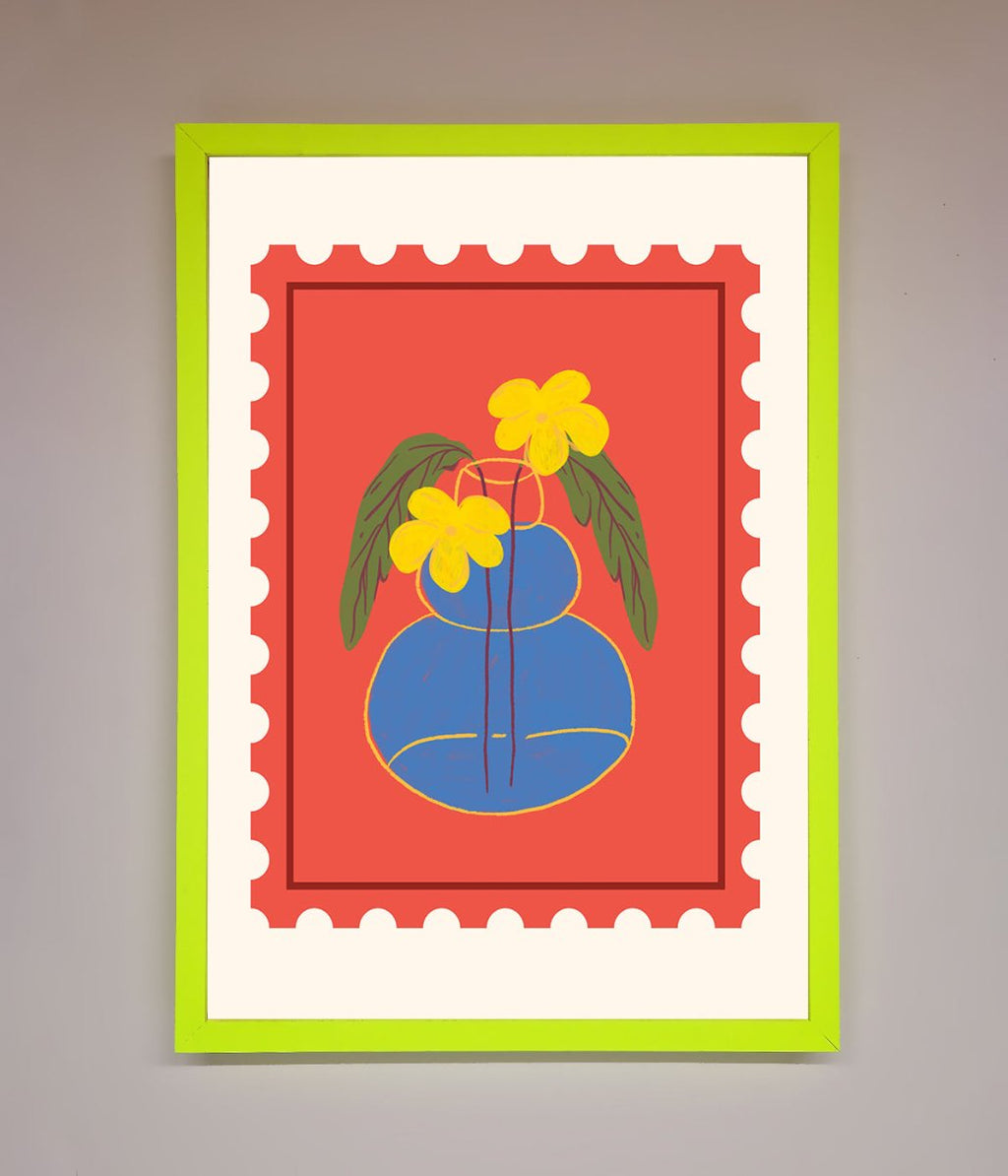 Stamp Plant Framed Wall Art