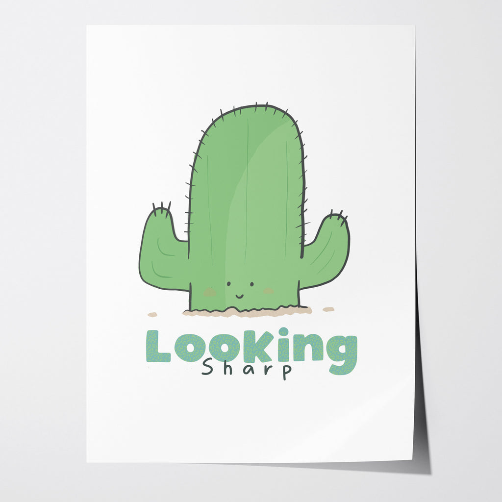 Looking Sharp Cactus Art Print