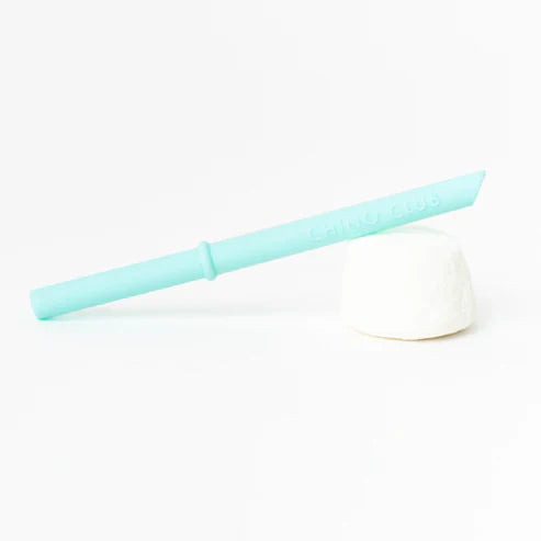 Silicone Straws with Stoppers for Babychino Cups