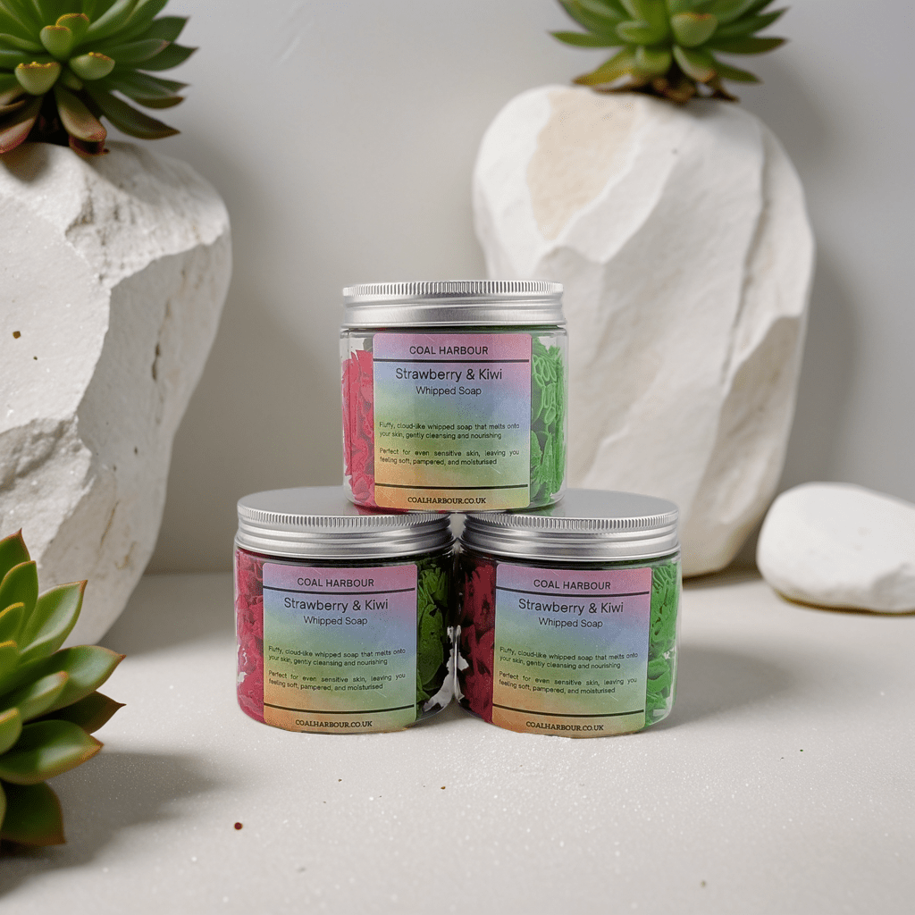 Strawberry and Kiwi Whipped Soap