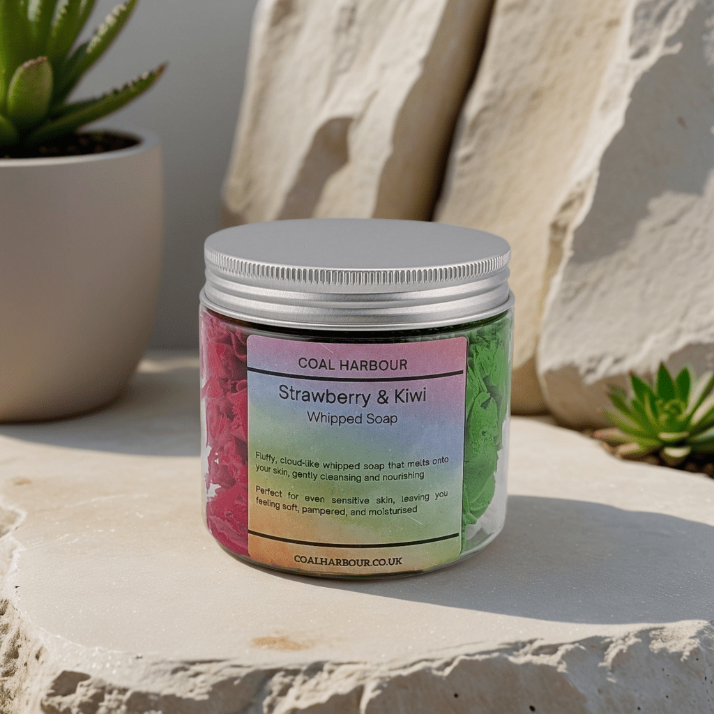 Strawberry and Kiwi Whipped Soap