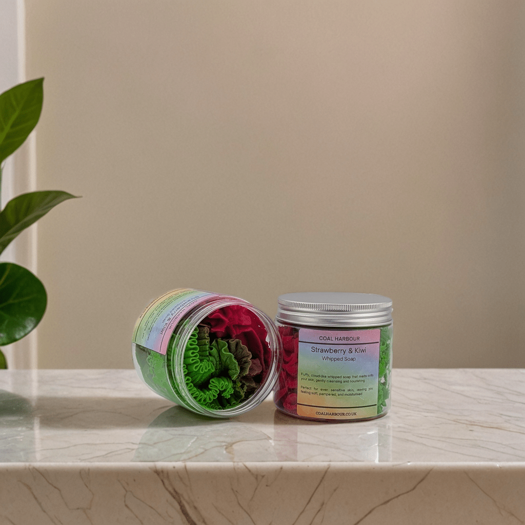 Strawberry and Kiwi Whipped Soap