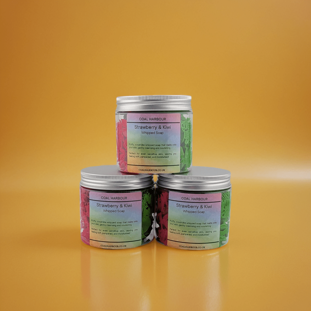 Strawberry and Kiwi Whipped Soap