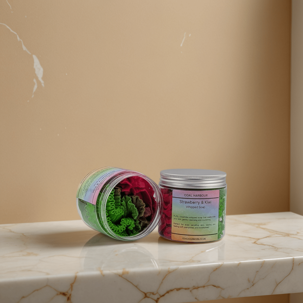 Strawberry and Kiwi Whipped Soap