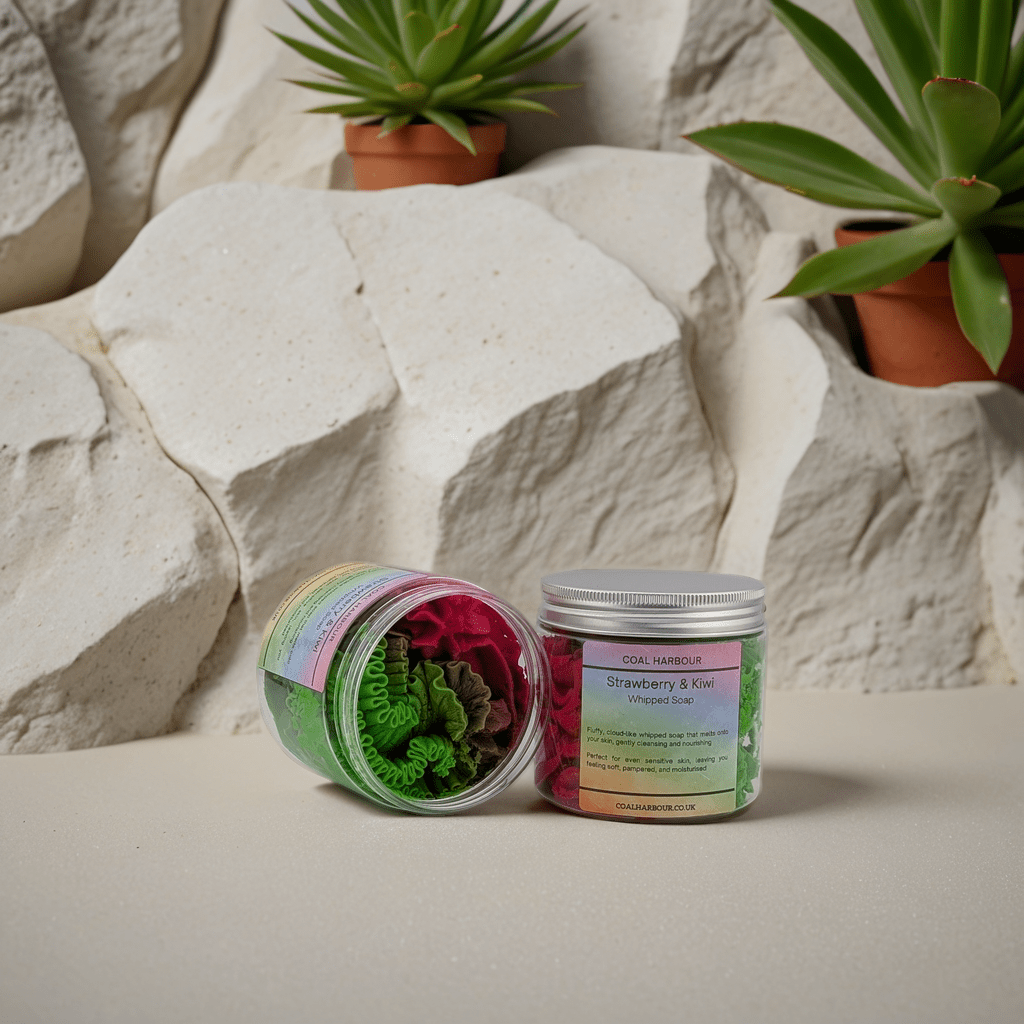 Strawberry and Kiwi Whipped Soap