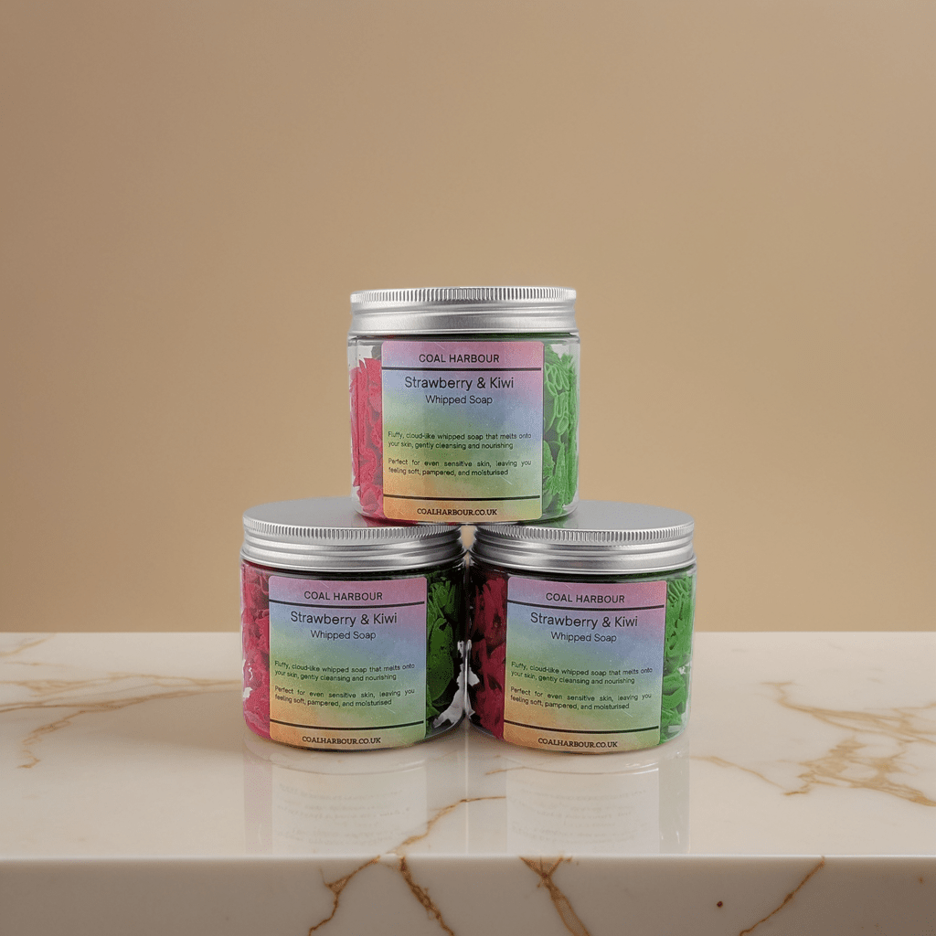 Strawberry and Kiwi Whipped Soap