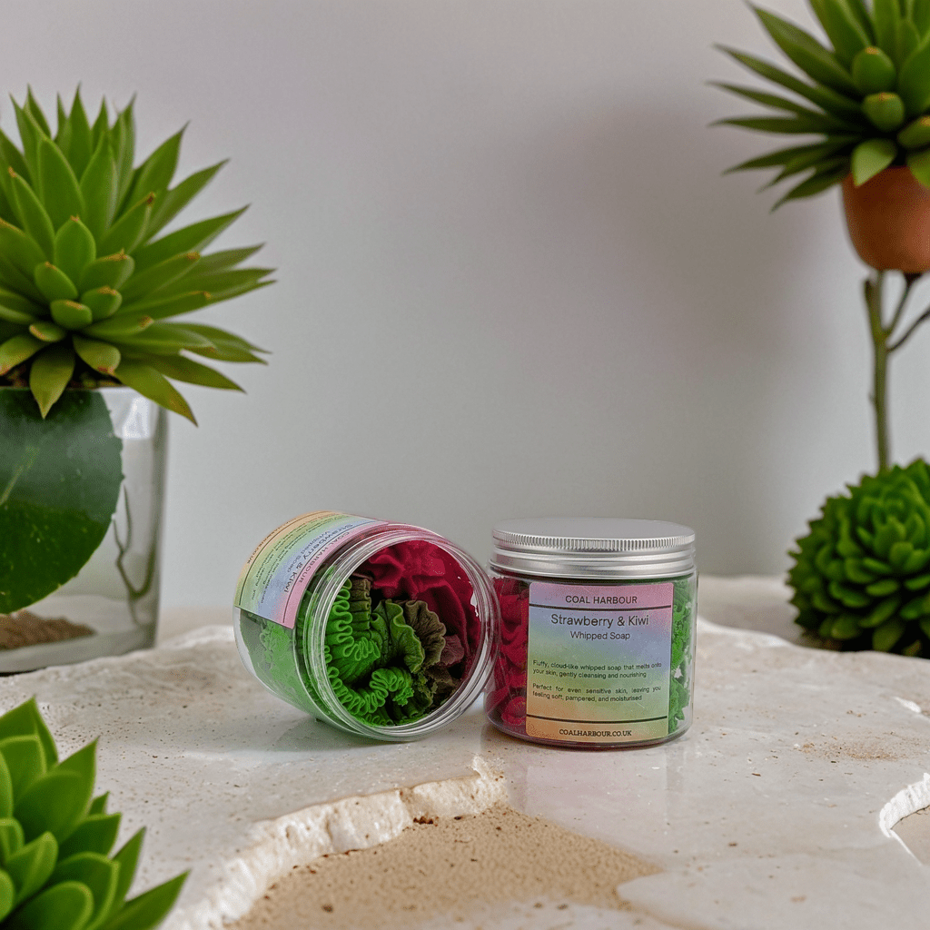 Strawberry and Kiwi Whipped Soap