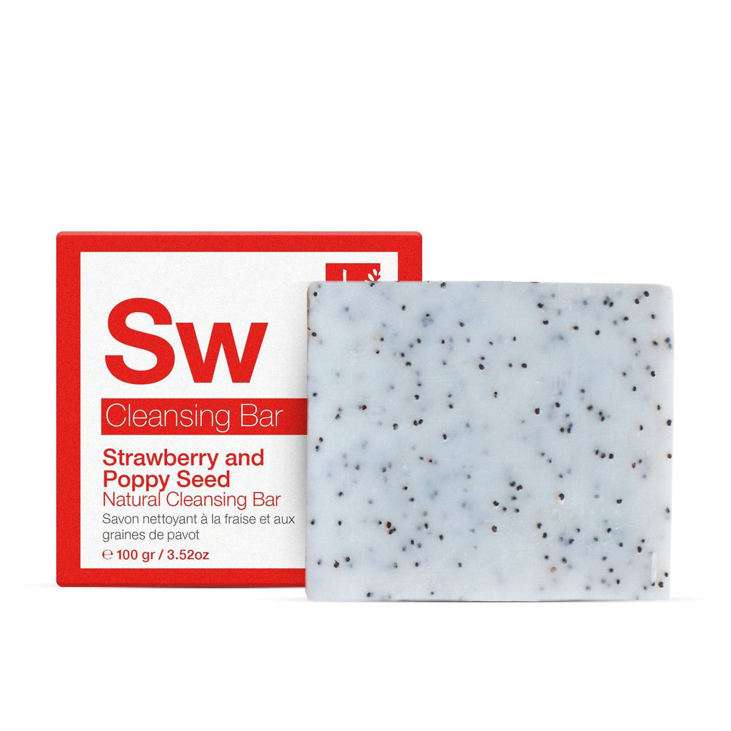 Strawberry and Poppy Seed Cleansing Bar 100g