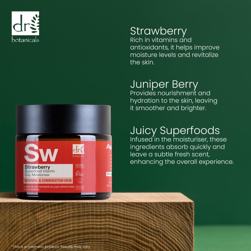 Strawberry Vitamin C Day Moisturiser 60ml