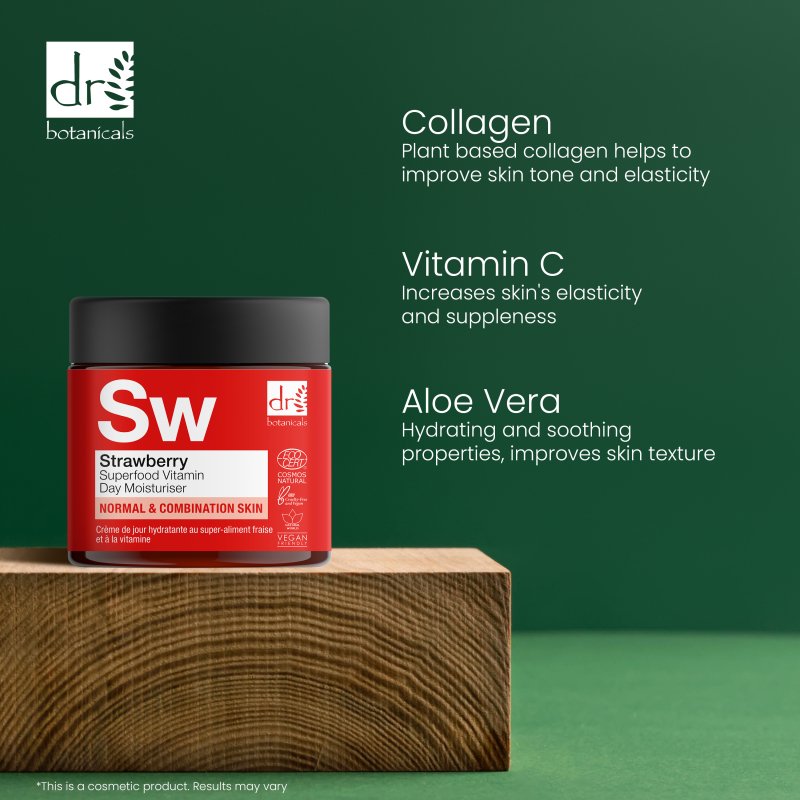 Strawberry Vitamin C Day Moisturiser 60ml