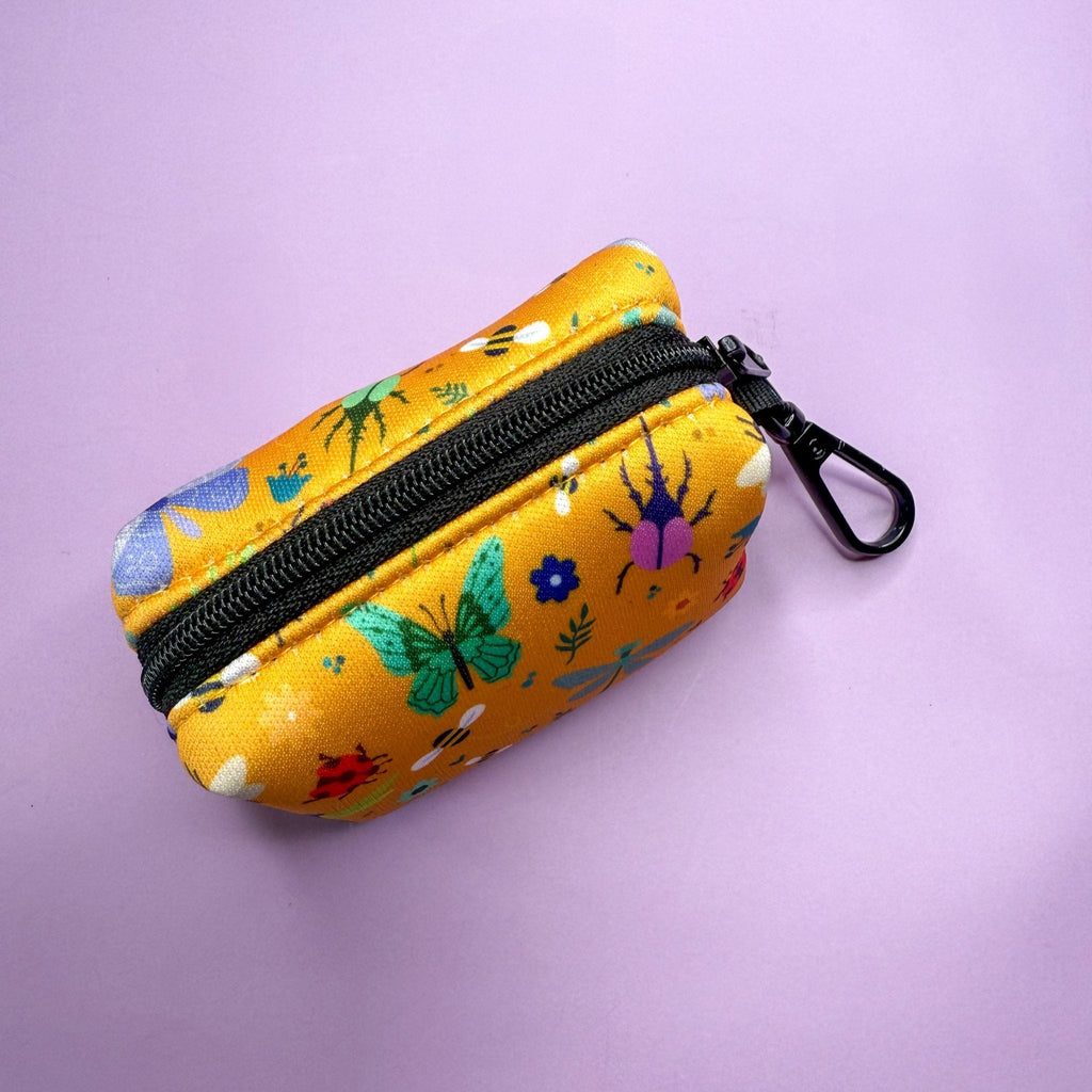 Summer Buzzin Poo Bag Holder in Mustard Yellow