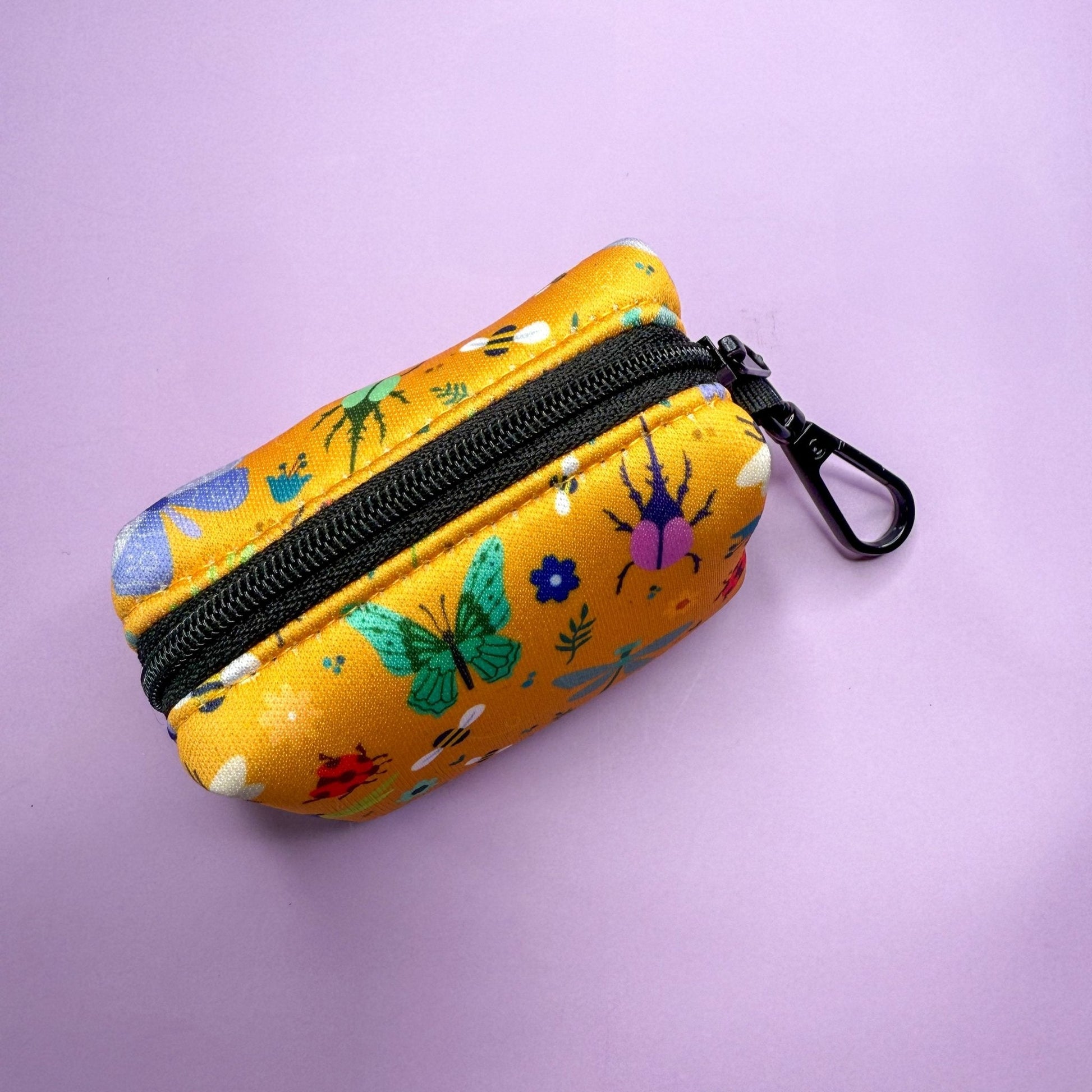 Summer Buzzin Poo Bag Holder in Mustard Yellow