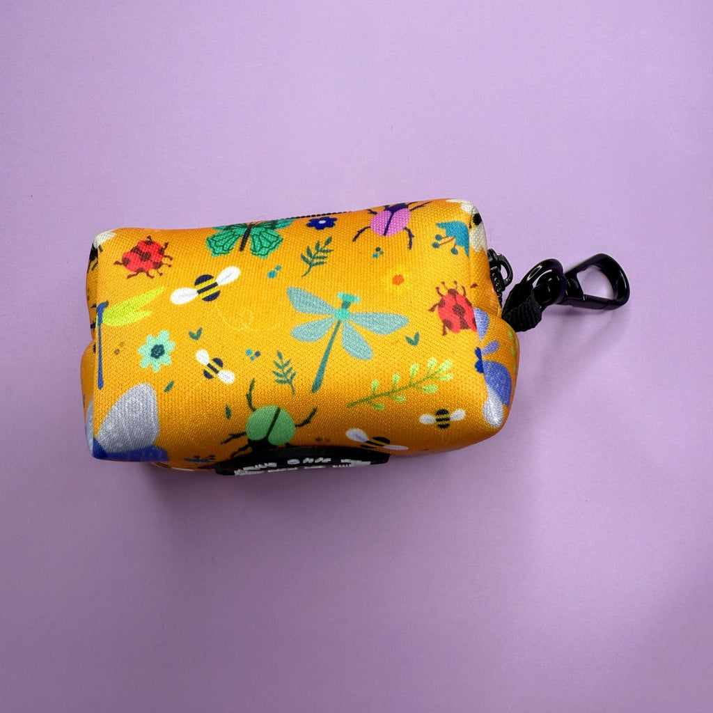 Summer Buzzin Poo Bag Holder in Mustard Yellow