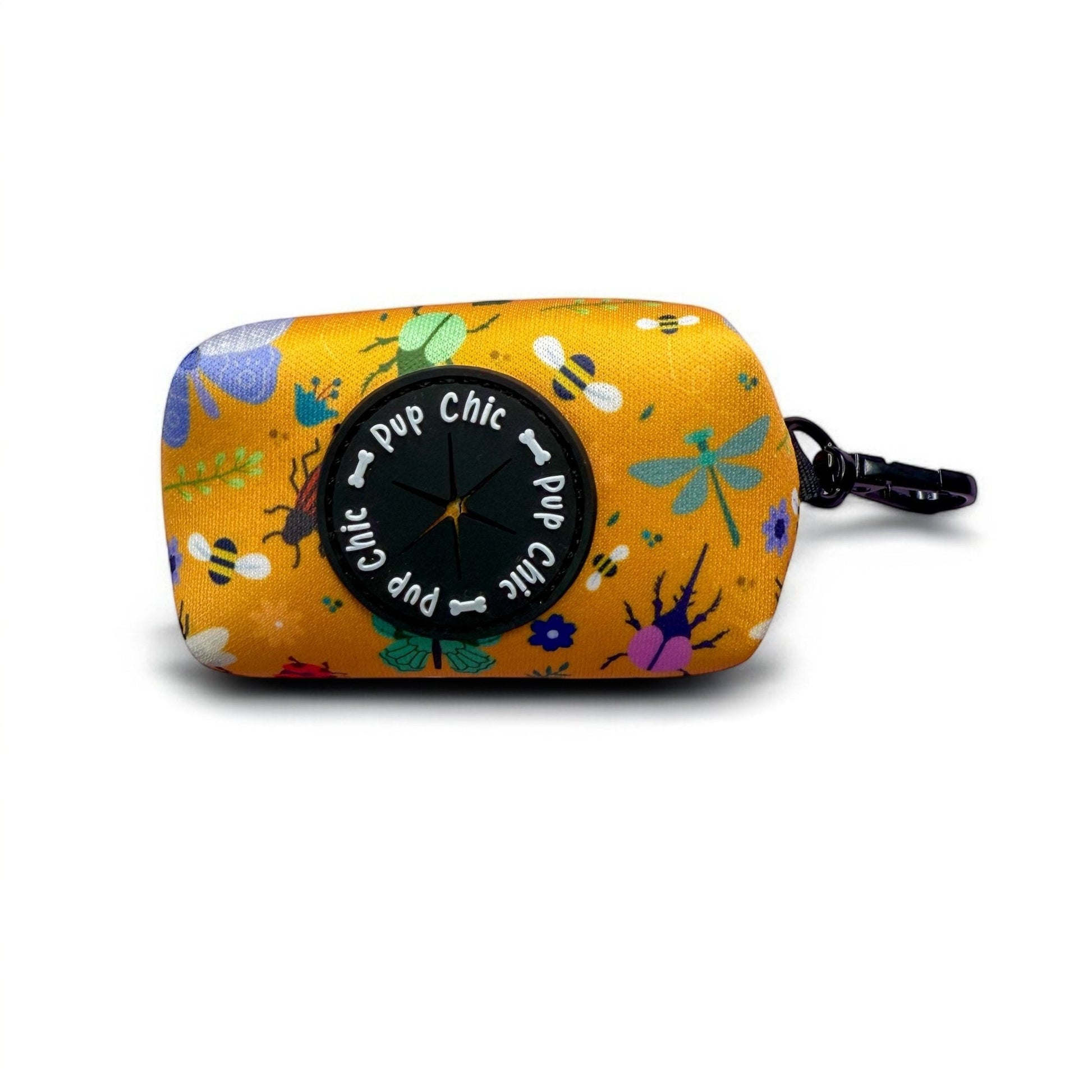 Summer Buzzin Poo Bag Holder in Mustard Yellow