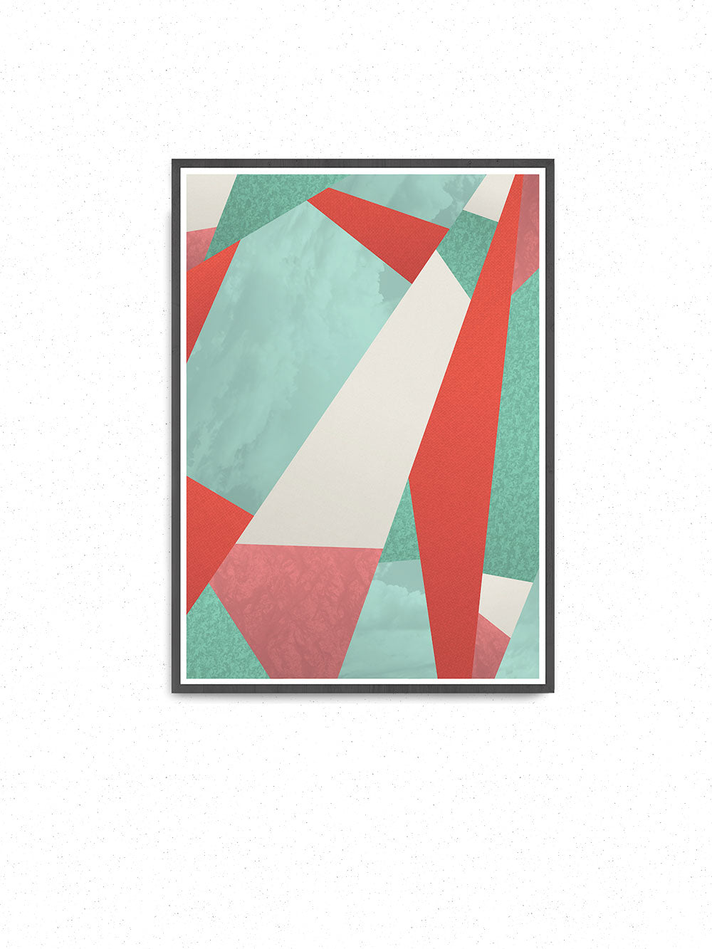 Summer Rain Geometric Texture Print