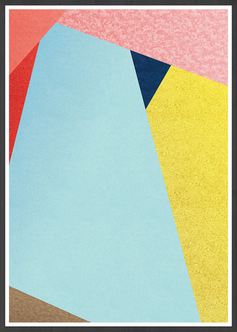 Summer Geometric Print Modern Triangle Pattern