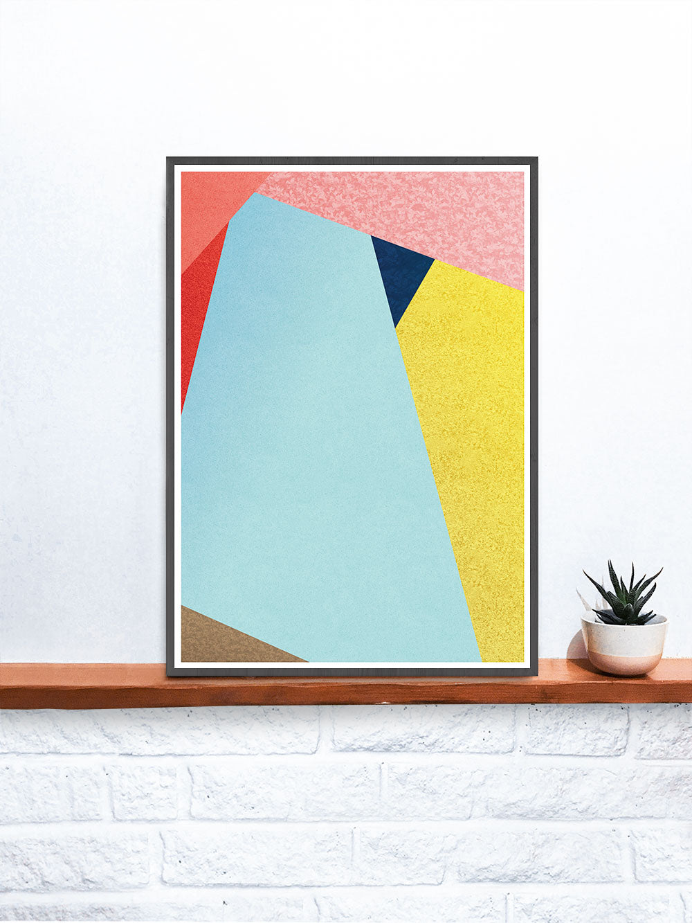 Summer Geometric Print Modern Triangle Pattern