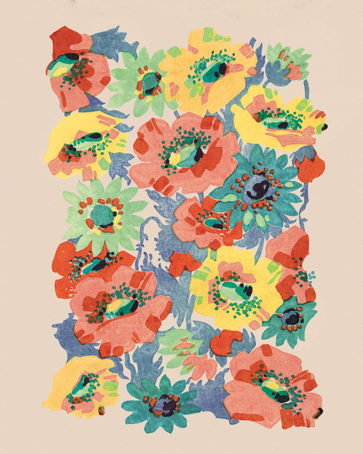 Summer Poppies Paint by Numbers Kit