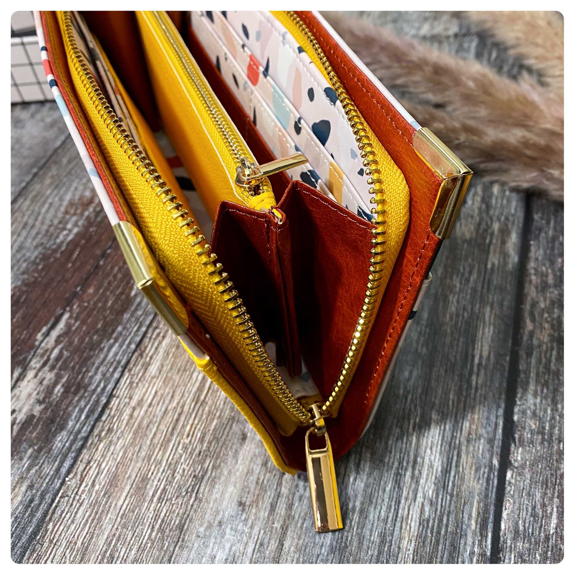 Sun Dried Terrazzo Continental Purse