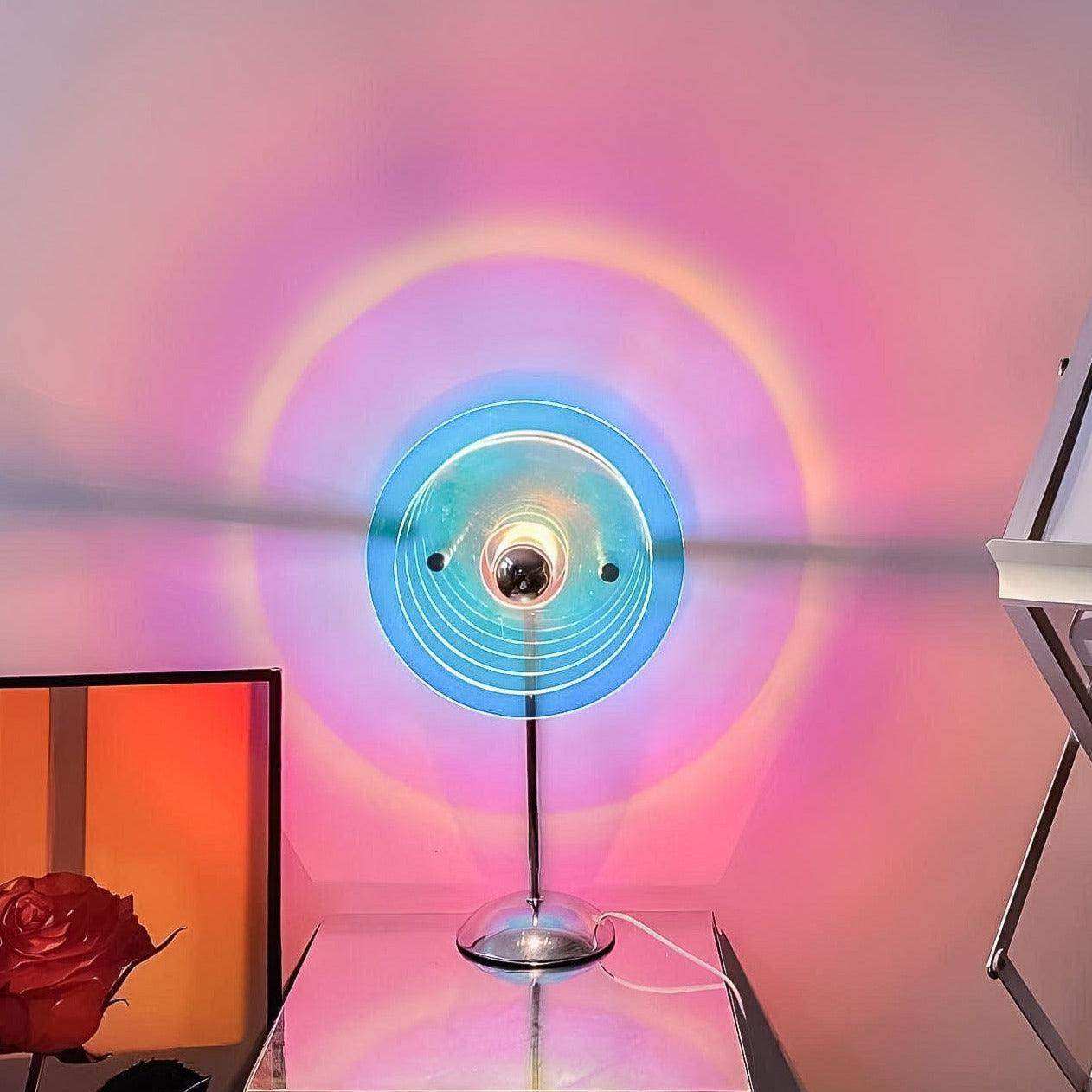 Sunset Table Lamp with Dimming and Color Control