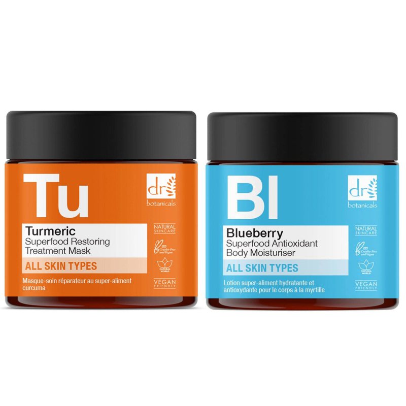 Blueberry and Turmeric Superfood Skin Care Duo