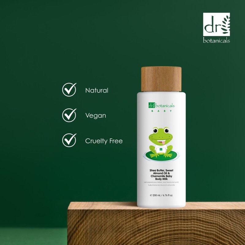 Sweet Almond Oil and Chamomile Baby Body Milk 200ml