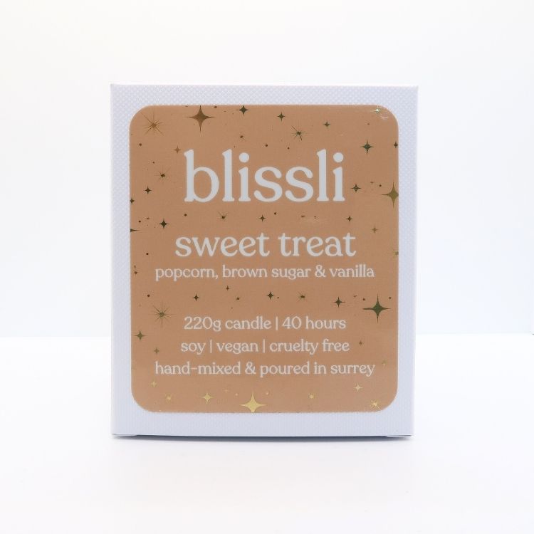 Sweet Treat Buttery Popcorn and Brown Sugar Soy Candle 220g