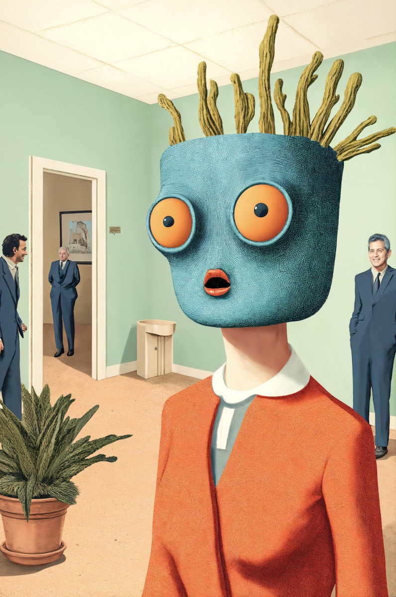 Glitches and Glory Digital Art Print