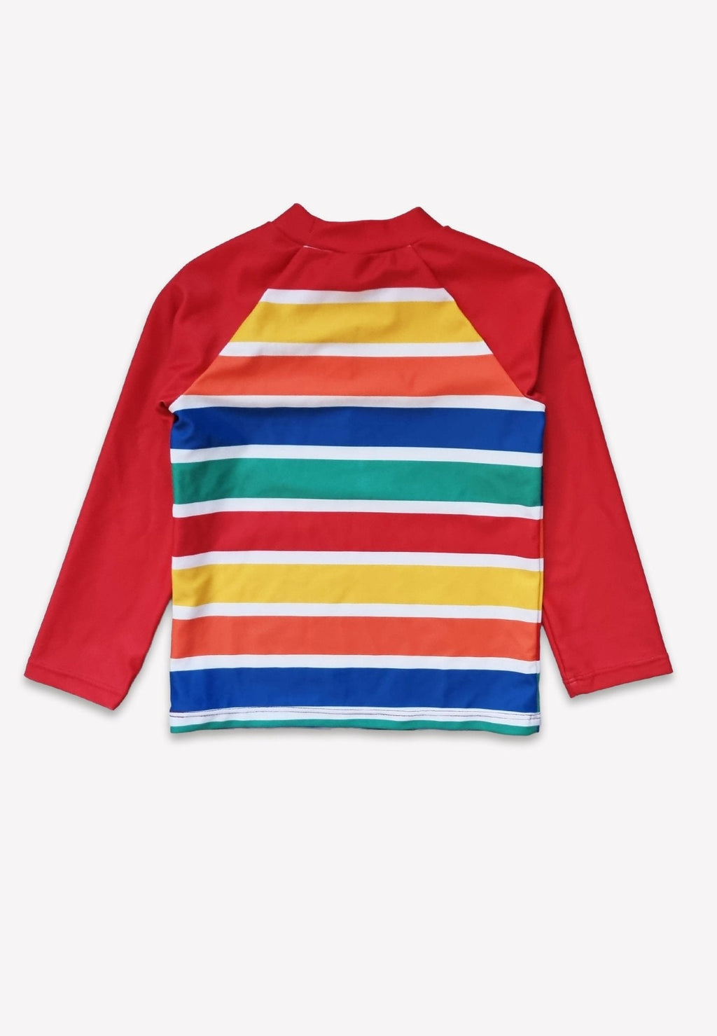 Happy Stripe Print Kids Swim Rash Vest