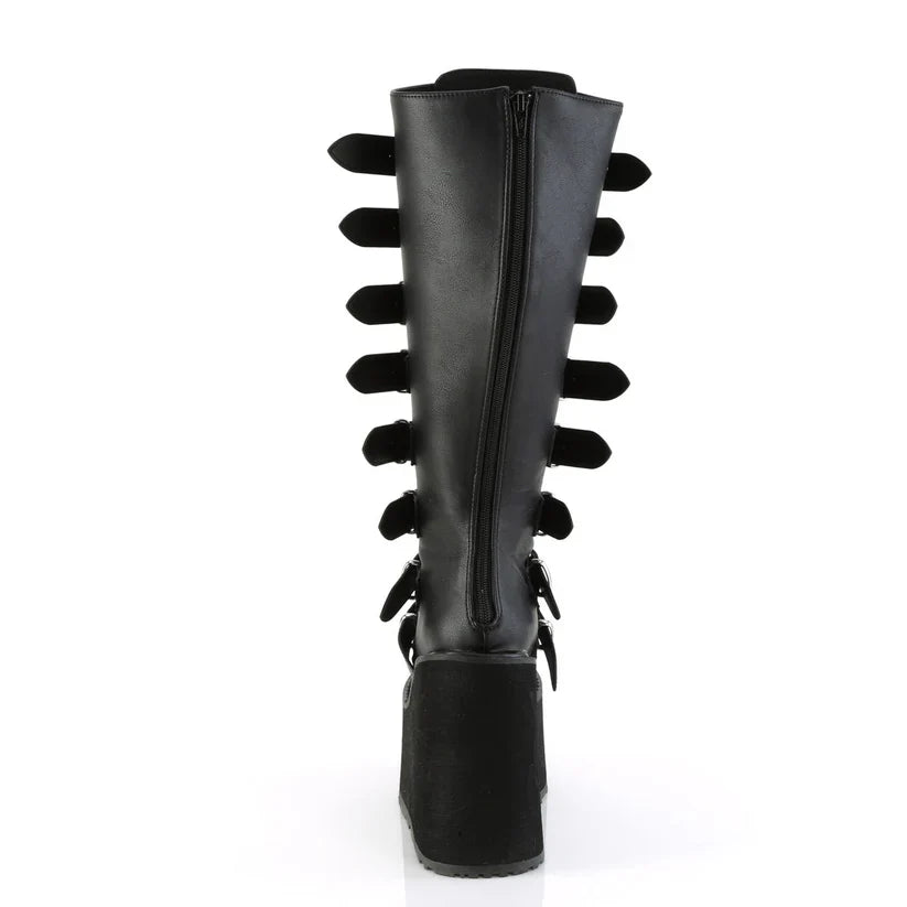 Raven Wide Calf Knee High Boots
